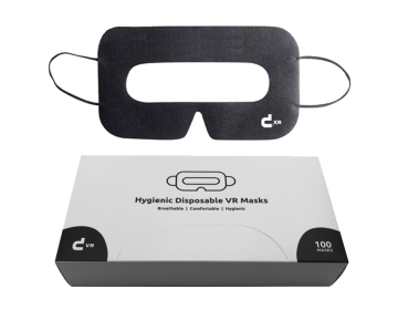 Universele VR Maskers met Opbergdoosje (Zwart, 100 Stuks)